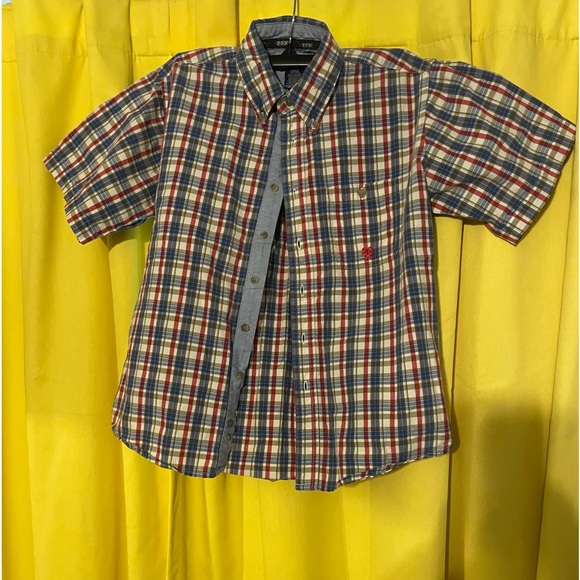 Boys 20 X western short sleeve button-down shirt - Picture 1 of 7